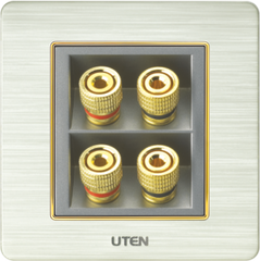 BỘ Ổ CẮM LOA ĐÔI UTEN V6.0G-2YC