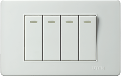 Bộ 4 công tắc 2 chiều cỡ XS UTEN V3.0-2PGK32-MSPM3