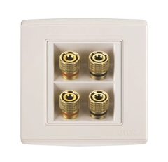 Ổ cắm loa đôi Uten V4.0G-4G-2YC