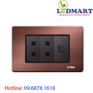 Bộ ổ cắm đôi 2 chấu điện thoại UTEN A8
