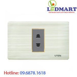 Bộ ổ cắm đơn 2 chấu cỡ S UTEN V7.0-Z2SSPM1